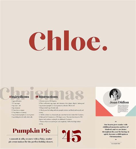 Chloe Regular Font 